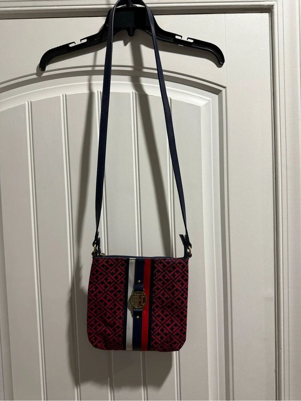 Tommy Hilfiger Navy, Red & White Logo Strap Bag
